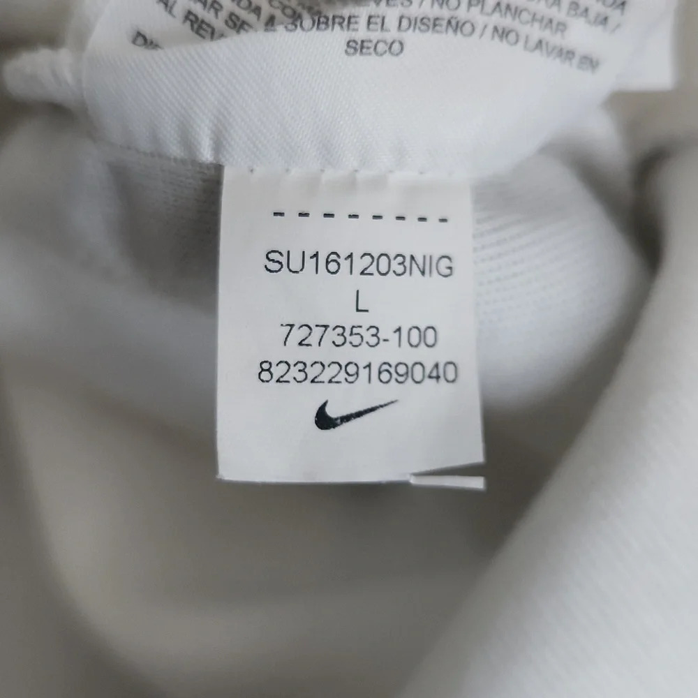 NIKE White Sleeveless Mens Athletic Top size LARGE - Picture 6 of 8